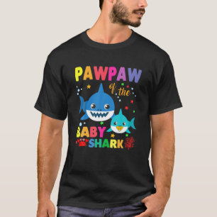 T-shirt Pawpaw Du Bébé Requin Anniversaire Pawpaw Requin