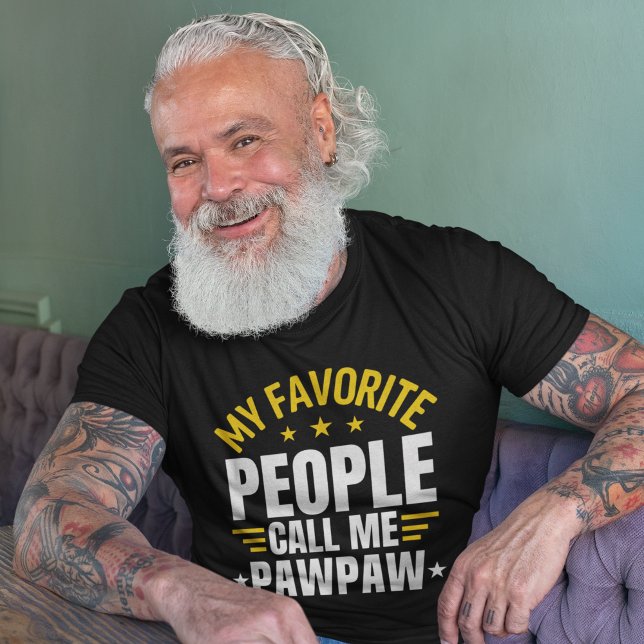 T-shirt PawPaw Grandpa Father's Day Funny Gift (Créateur téléchargé)