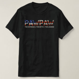 T-shirt pawpaw homme mythe légende vétéran