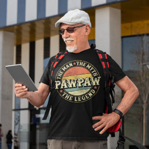 T-shirt PawPaw L'Homme Le Mythe La Fête des pères Légen