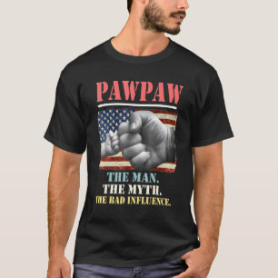 T-shirt Pawpaw L'Homme Le Mythe La Mauvaise Influence Amér