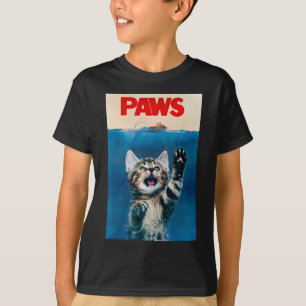 T-shirt Paws Funny Chat Parodie Amoureux des chats Cadeau