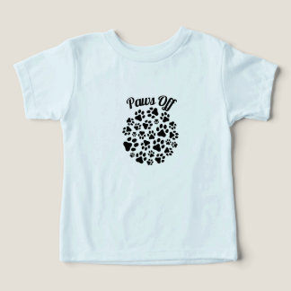 T-shirt Paws Off Chat – Tee-shirt à l'attitude de 
