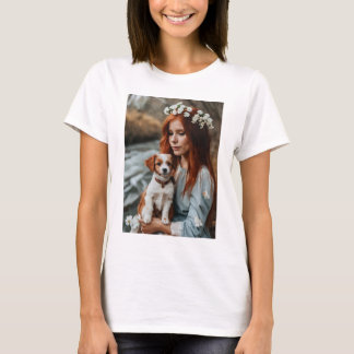 T-shirt Paws & Play : Le meilleur ami d'une fille à remuer