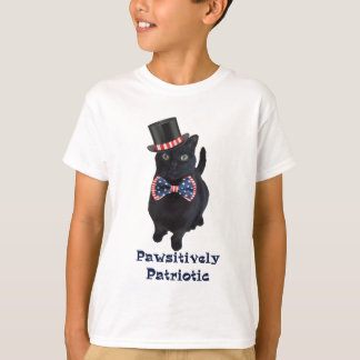 T-shirt Pawsitively patriotique