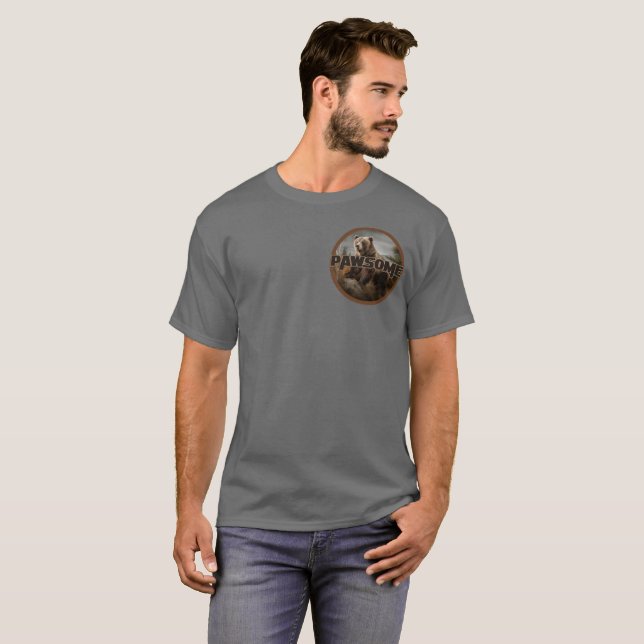 T-shirt Pawsome (Devant entier)