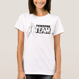 T-shirt Pawsome Team