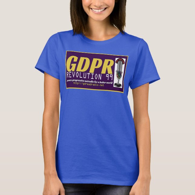 T-shirt Paxspiration GDPR teignent en nouant la pièce en t (Devant)