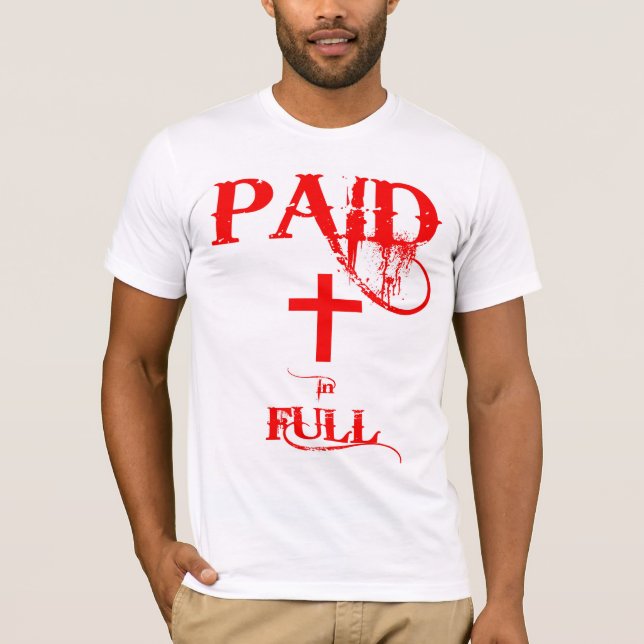 T-shirt Payé entièrement (Devant)