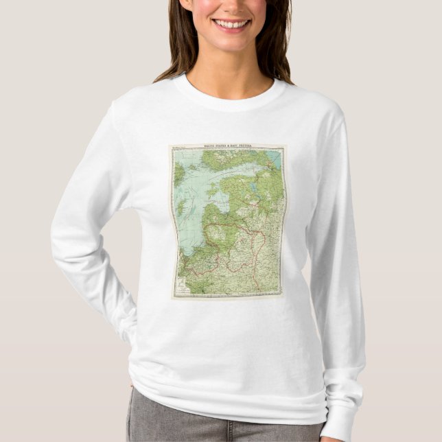 T-shirt Pays Baltes et la Prusse est (Devant)