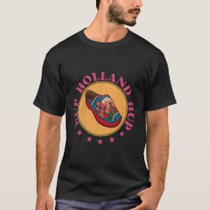 T-shirt Pays-Bas Nederland Koningsdag Clog en bois