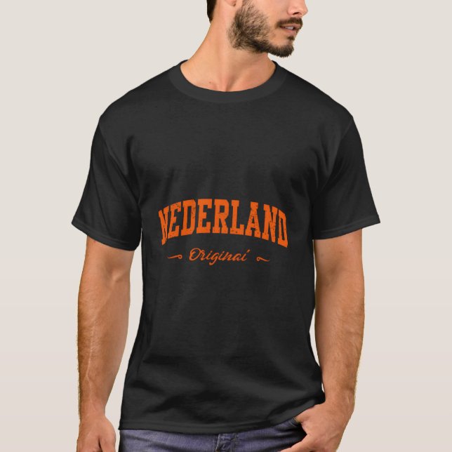 T-shirt Pays-Bas Sport Souvenir (Devant)