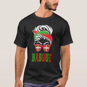 T-shirt Pays basque Drapeau Fille basque