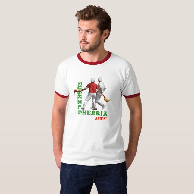 T-shirt Pays Basque, logo de sport d'Euskal Herria Jai (Devant entier)
