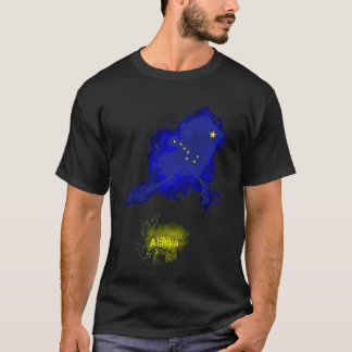 T-shirt Pays d'Alaska États-Unis