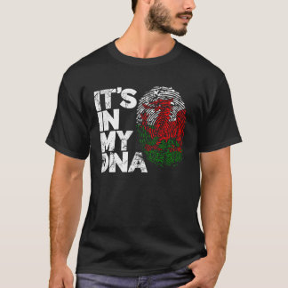 T-shirt Pays de Galles C'est dans mon ADN fier d'être gall
