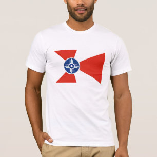 T-shirt Pays de l'Amérique d'état du Kansas de drapeau d