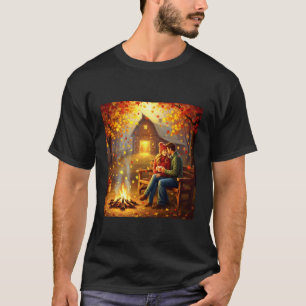 T-shirt Pays de rendez-vous au feu de camp fantastique