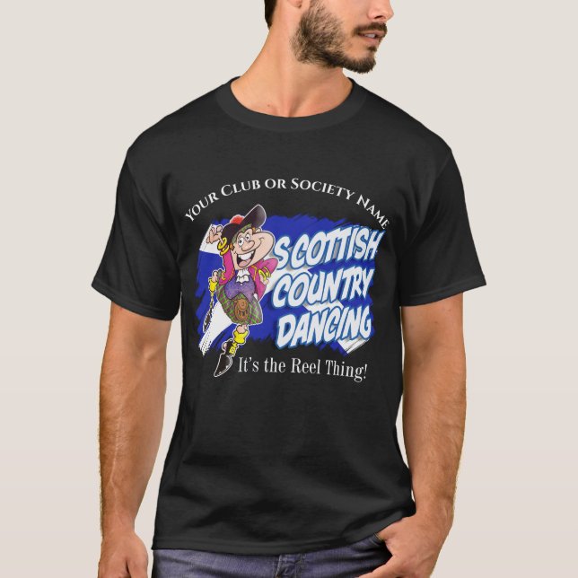 T-shirt PAYS ÉCOSSAIS DANSER - C'est la Vraie Chose! (Devant)
