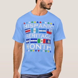 T-shirt Pays Latine Drapeau Latino Héri hispanique Nationa