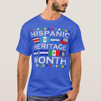 T-shirt Pays Latine Drapeau Latino Héri hispanique Nationa