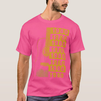T-shirt Pays musical des années 1980