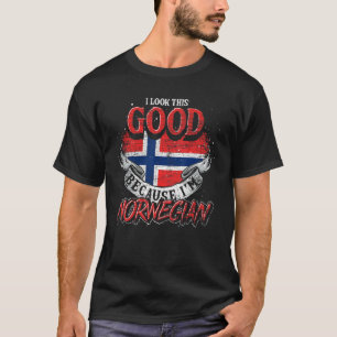 T-shirt Pays nordique Drapeau norvégien fier Scandinave No