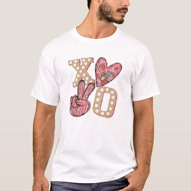 T-shirt Pays occidental Xoxo | Embrous et baisers (Devant)