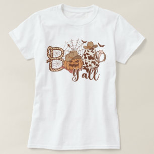 T-shirt Pays Ouest Cowboy Boo Y'all Halloween