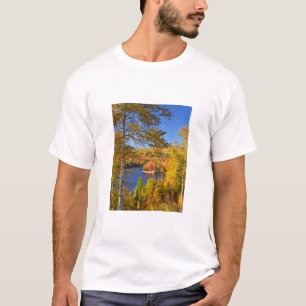 T-shirt Paysage arboré d'automne, Maine