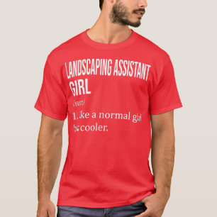 T-shirt PAYSAGE ASSISTANT Fille Comme Une Fille Normale, M