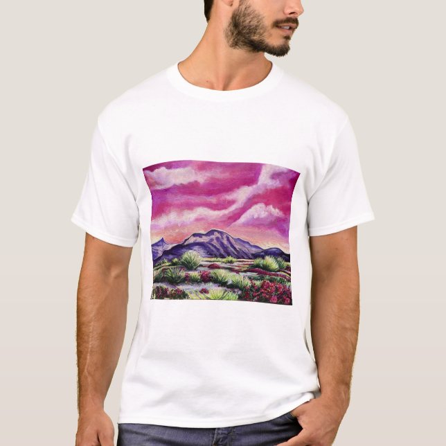 T-shirt Paysage californien par Nefertara (Devant)
