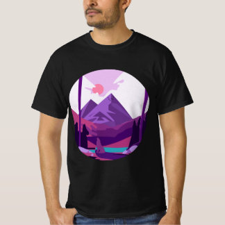 T-shirt Paysage Classique.