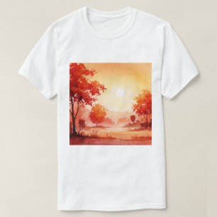 T-shirt Paysage d'automne