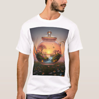 T-shirt Paysage de la théière 1