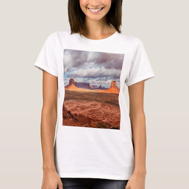 T-shirt Paysage de la vallée du Monument, AZ (Devant)