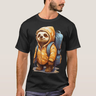 T-shirt Paysage de paresseux randonnée