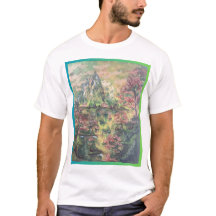 T-shirt paysage de printemps