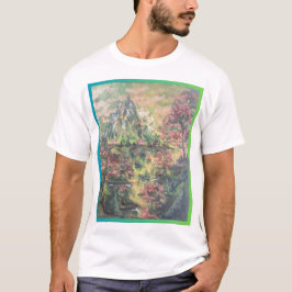 T-shirt paysage de printemps