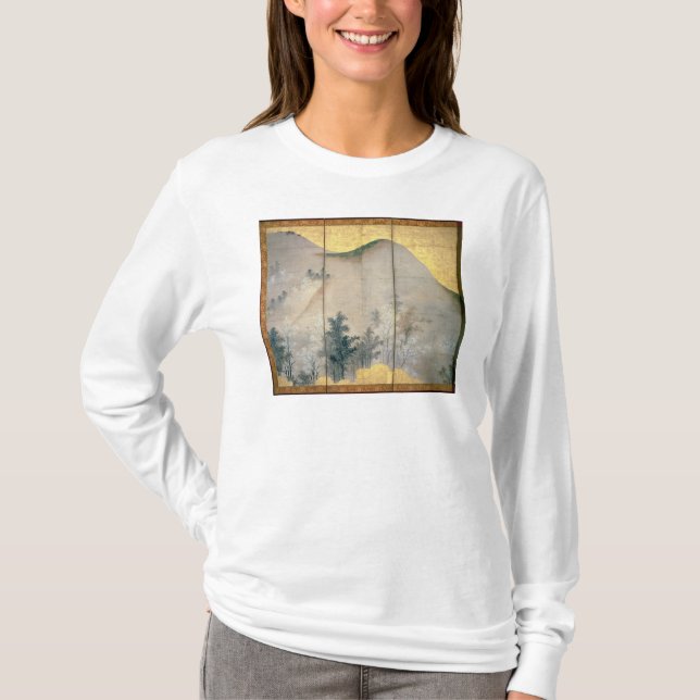 T-shirt Paysage de ressort (Devant)