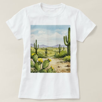 T-shirt Paysage désertique
