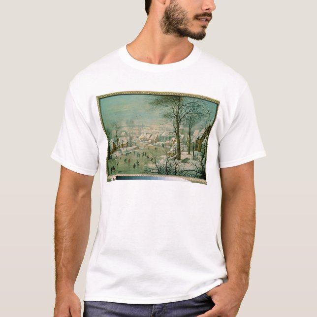 T-shirt Paysage d'hiver (Devant)