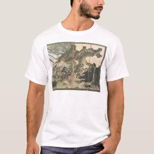 T-shirt Paysage d'hiver de clair de lune