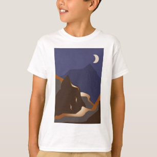 T-shirt Paysage doré Abstrait