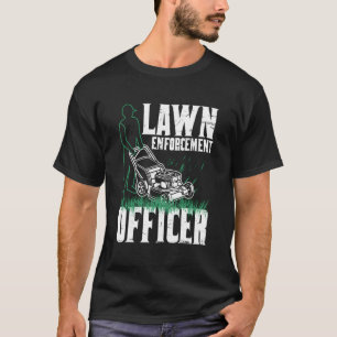 T-shirt Paysage du jardinier ouvrier de tondeuse de pelous