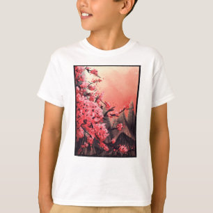 T-shirt Paysage en cerisier