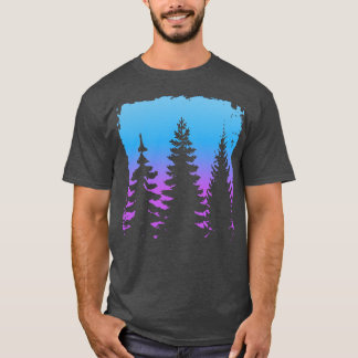 T-shirt Paysage forestier silencieux