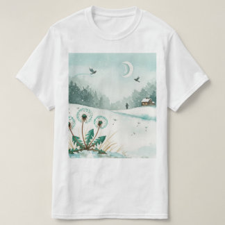 T-shirt Paysage hivernal enneigé