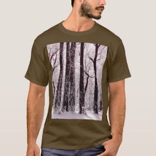T-shirt PAYSAGE Hivernal enneigé des BOIS de la FORÊT
