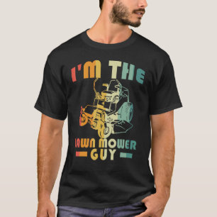 T-shirt Paysage Jardin Jardinage Jardinage Lune Mower Guy 